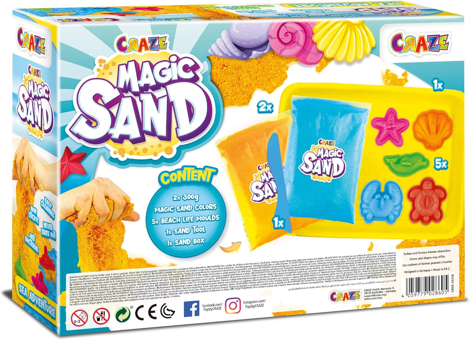 Merx Magic Sand Set, 2 Styles Mixed