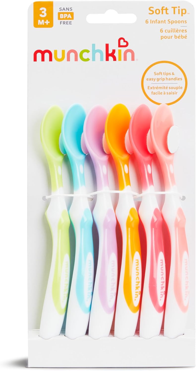 Soft tip infant spoons 6pk