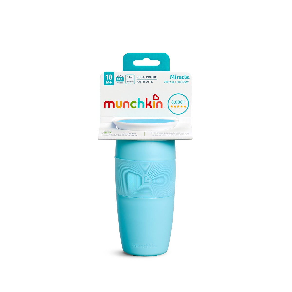 Munchkin Miracle 360 Cup 14Oz Blue