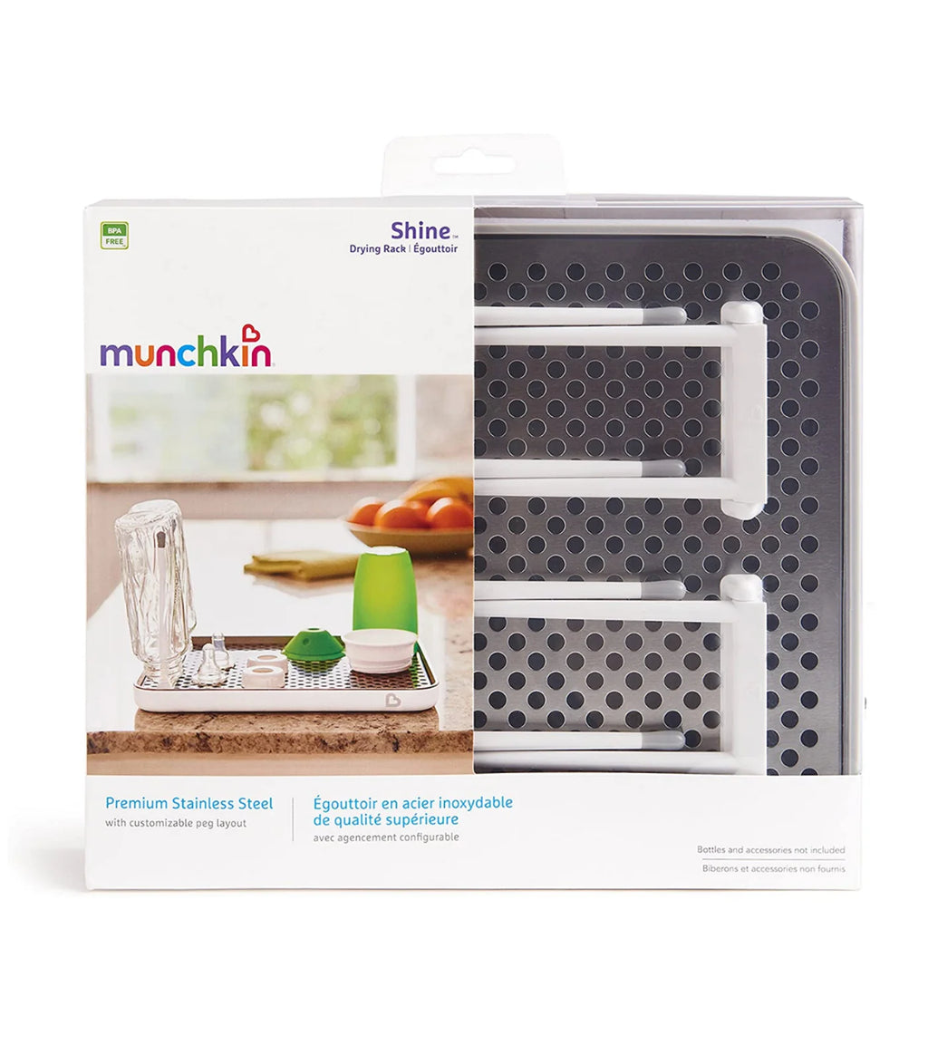 Munchkin Shine Stainless Steel Drying Rack