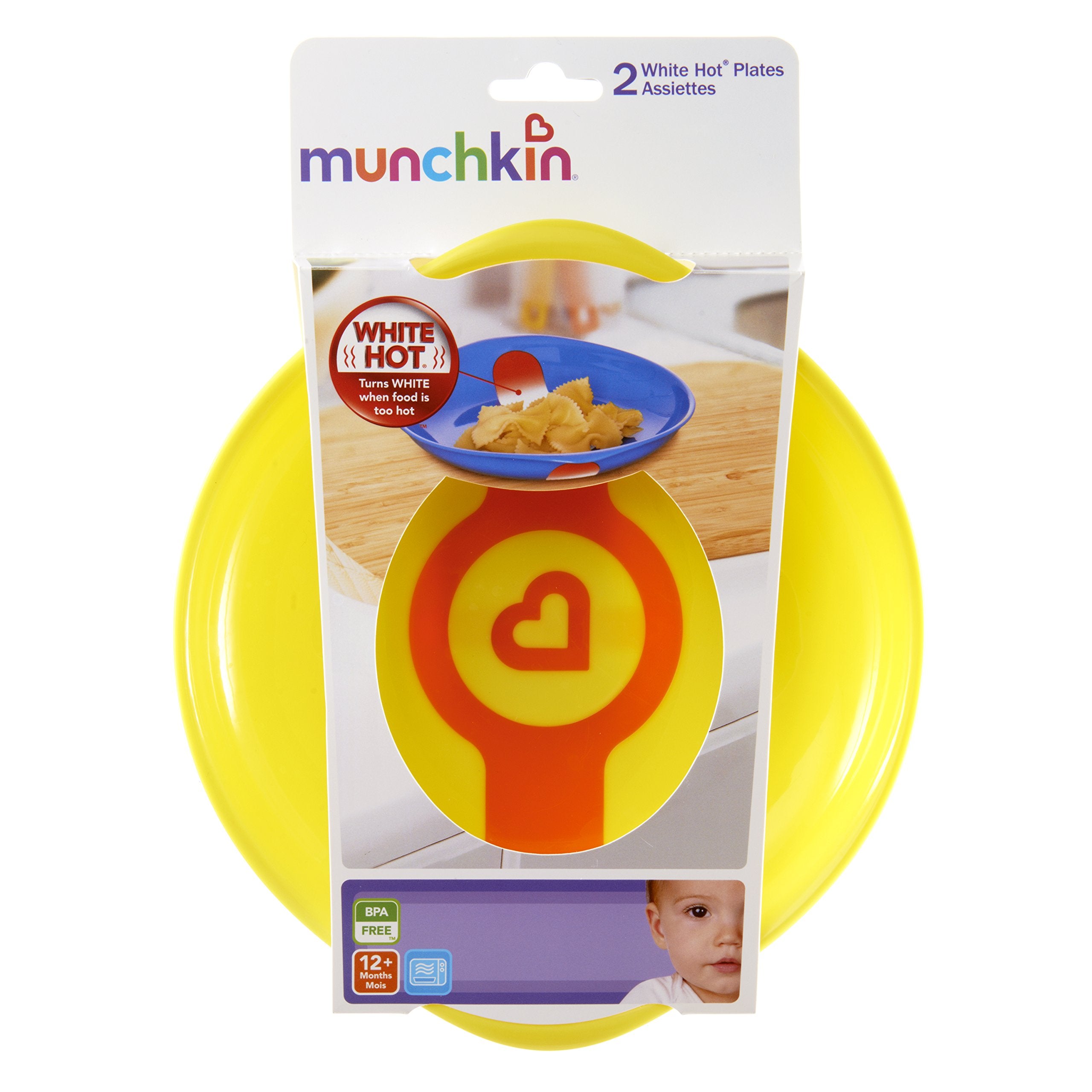 Munchkin White Hot Plates 2 Pack