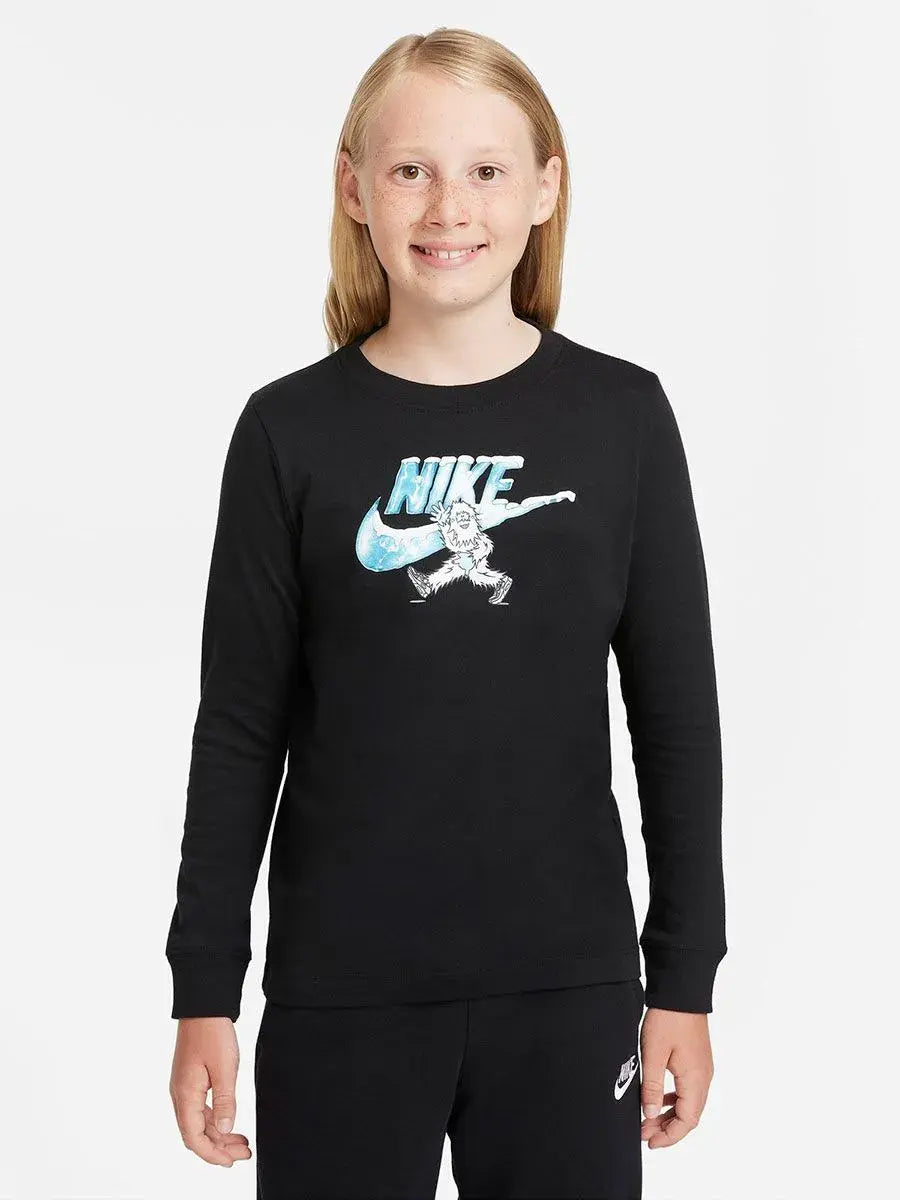 Nike Boy'S Nsw Ls Tee Brandmark T-Shirt