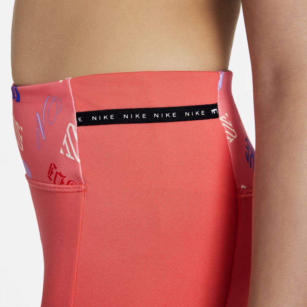 Nike Dri-Fit One Luxe Big Girls Printed Leggings
