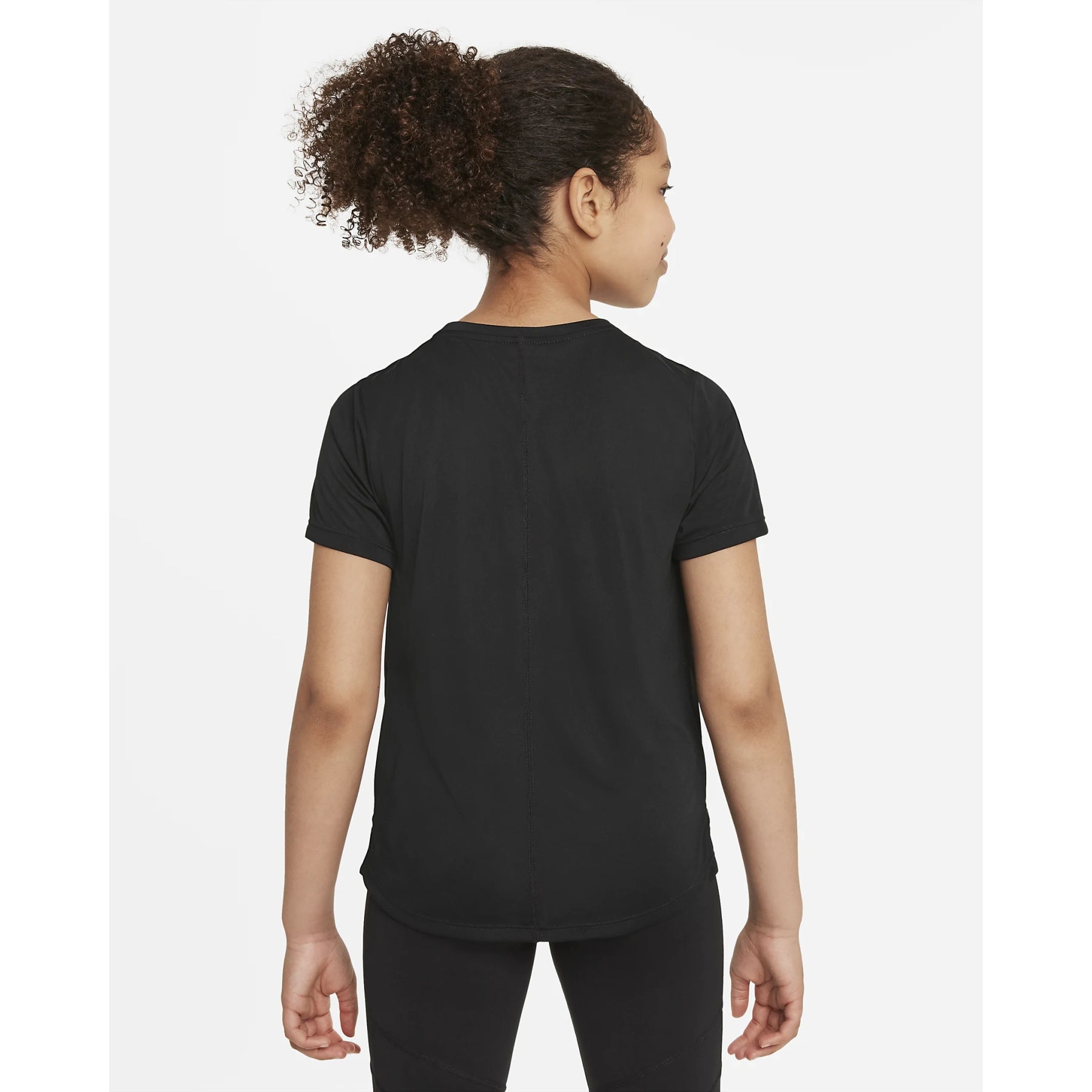 Nike Dri-Fit One Short-Sleeve Top Kids Black / White