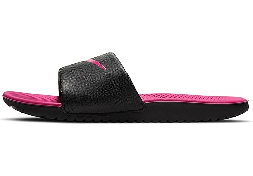 Nike Kawa Slide Black Vivid Pink (Gs)