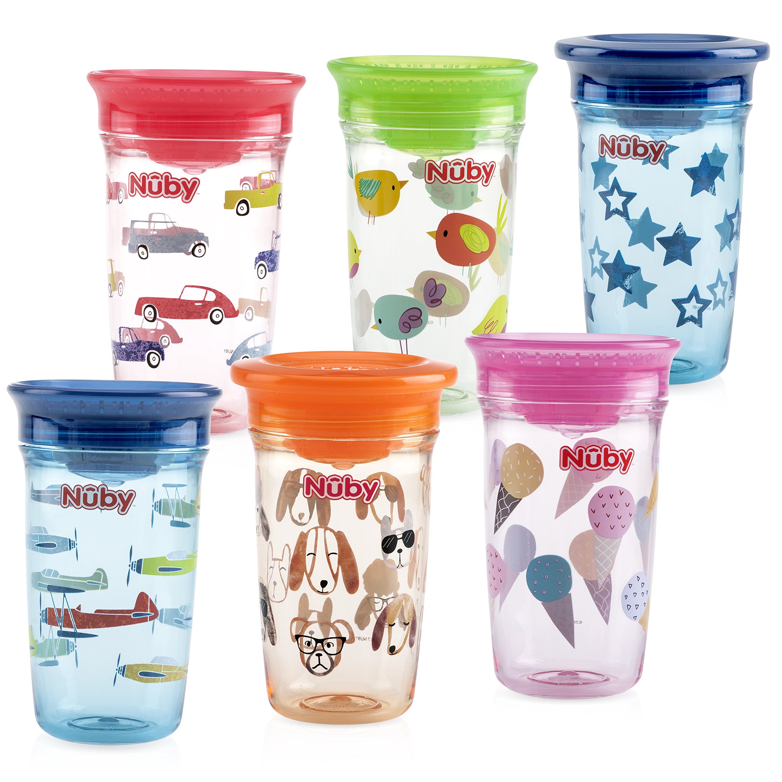 Nuby 360 Wonder Cup Printed Tritan 360 Degree 300Ml