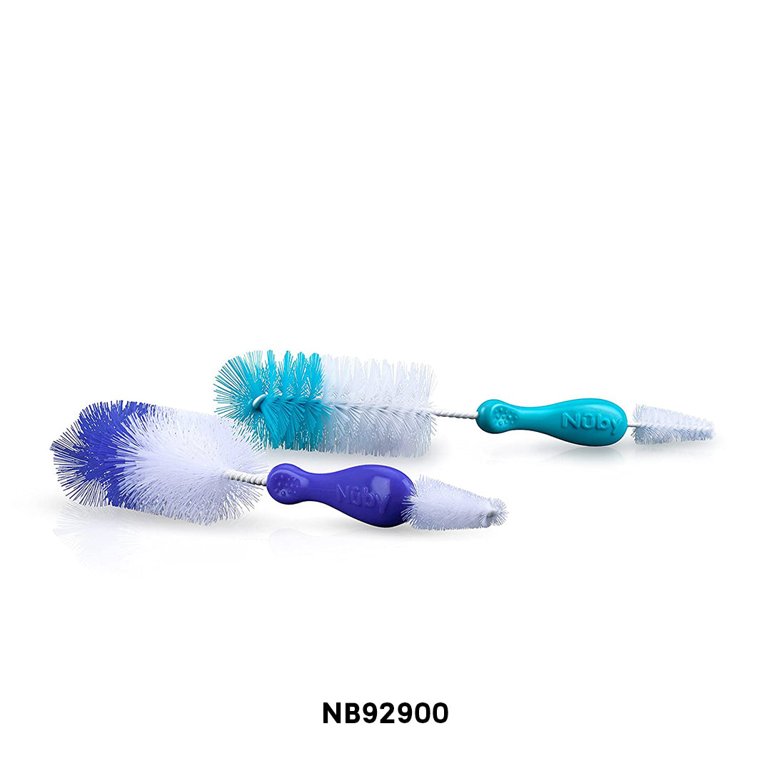 Nuby Bottle Brush Twin Pack + Teat Brushes
