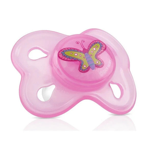 Nuby Mini Brites Oval Butterfly Pacifier