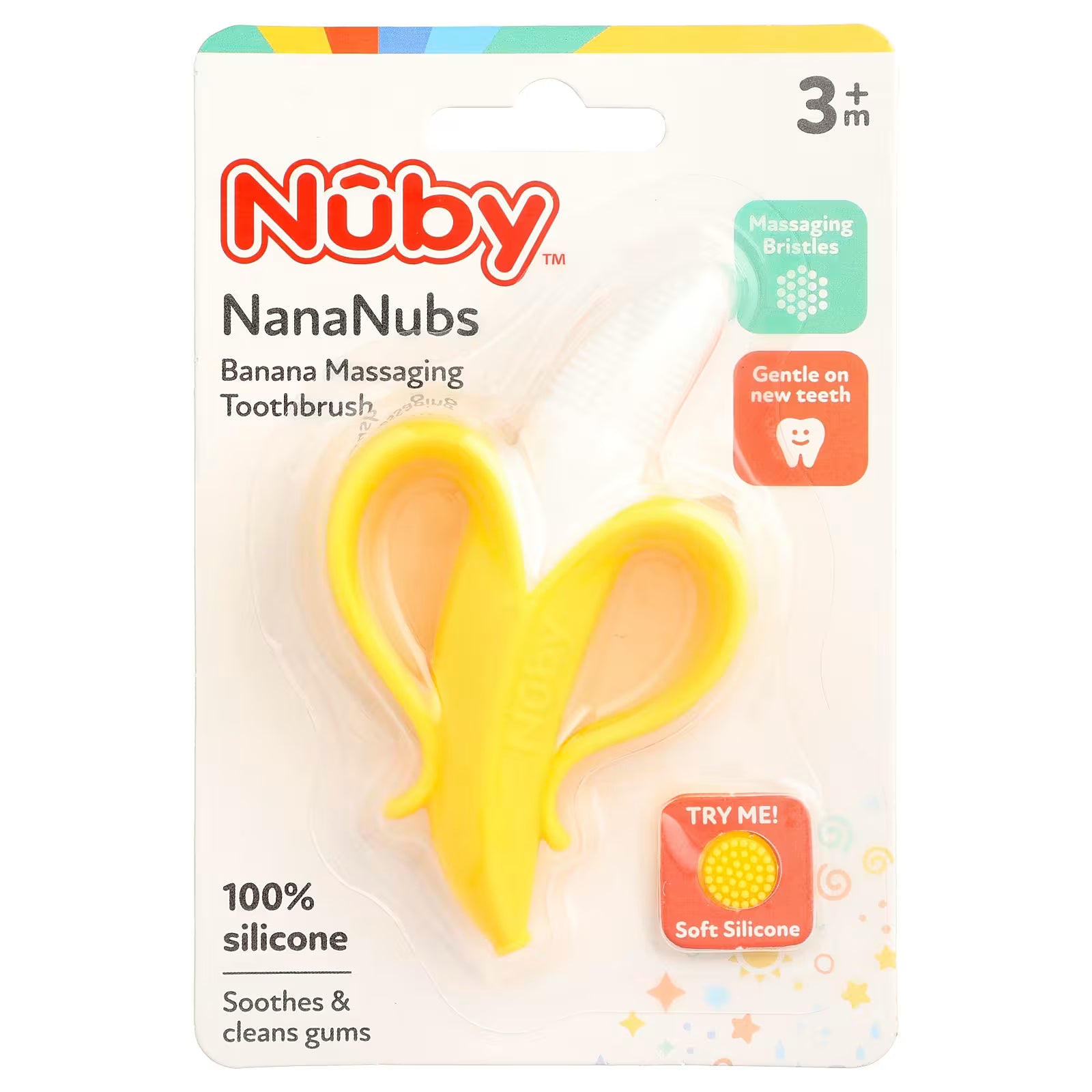 Nuby Nananubs Massager-Cleaning Bristle/Gum