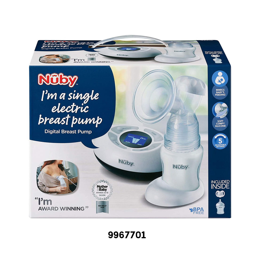 Nuby Natural Touch Electric Breast Pump Sample Kit S/O
