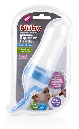 Nuby Natural Touch Infant Feeder Silicone Spoon