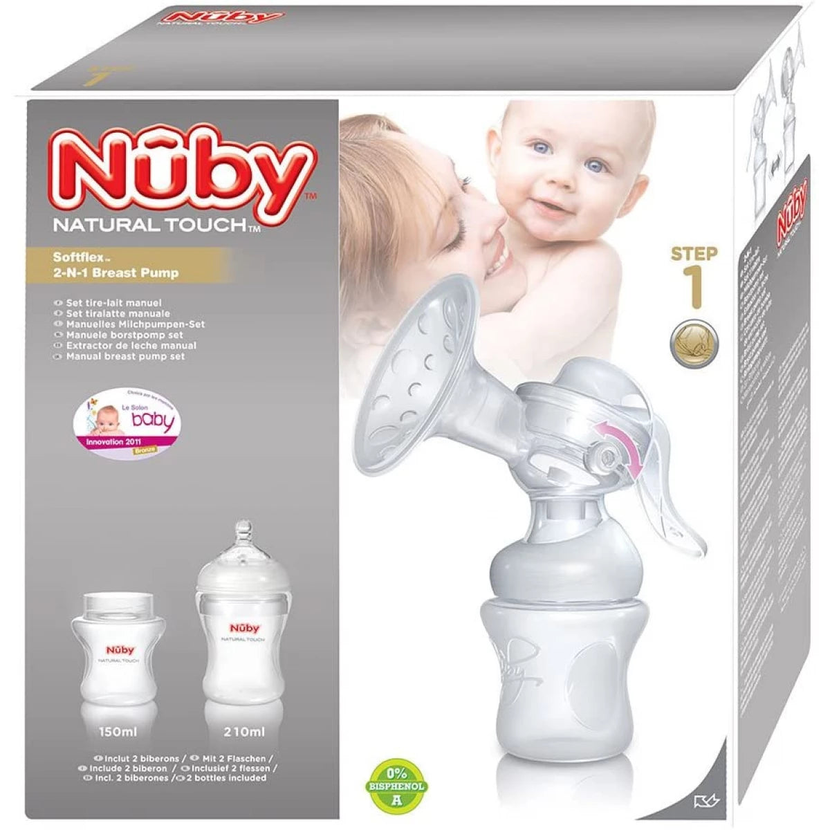 Nuby Natural Touch Softflex Premium Manual Pump