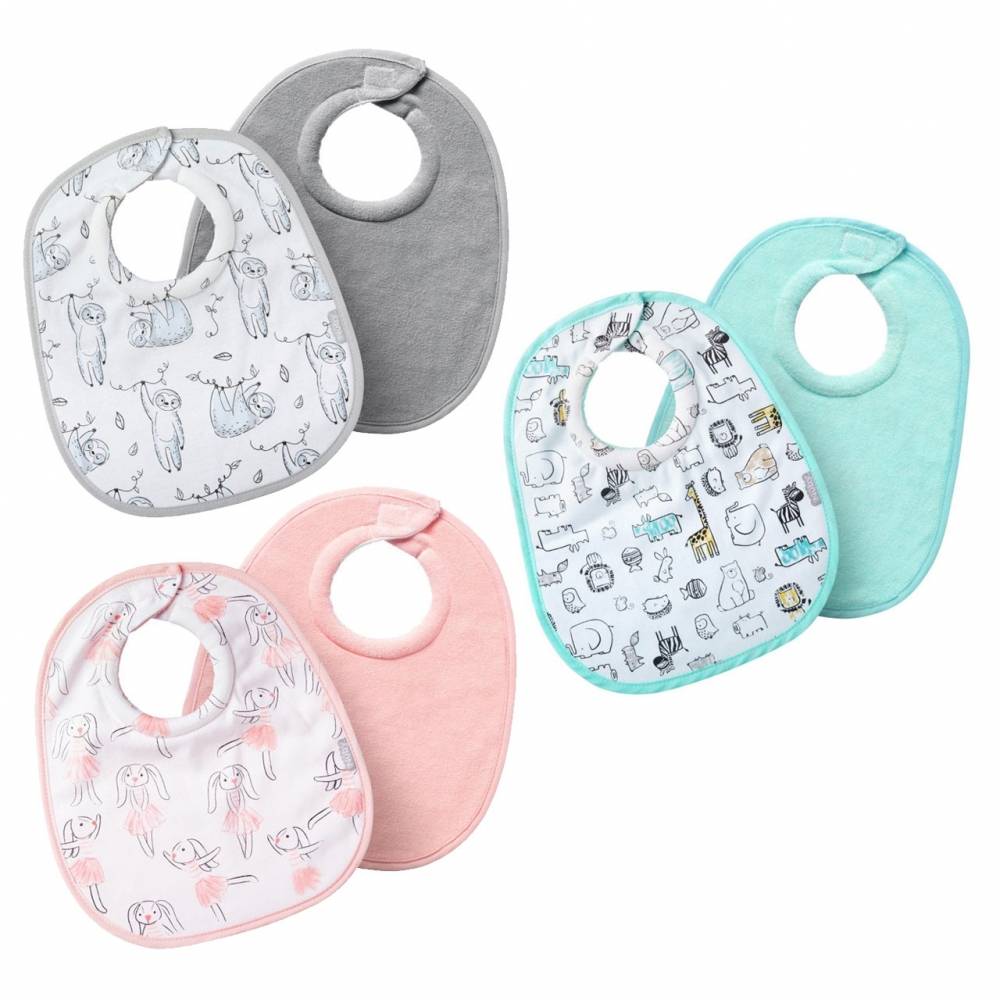 Nuby Snug N Dry Bibs X2 (Boxed)