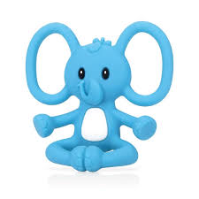 Nuby Yogis Animal Teether-Elphant/Penguin