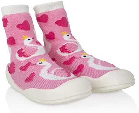 Nuby Snekz Sock & Shoe Small-Pink 115Mm