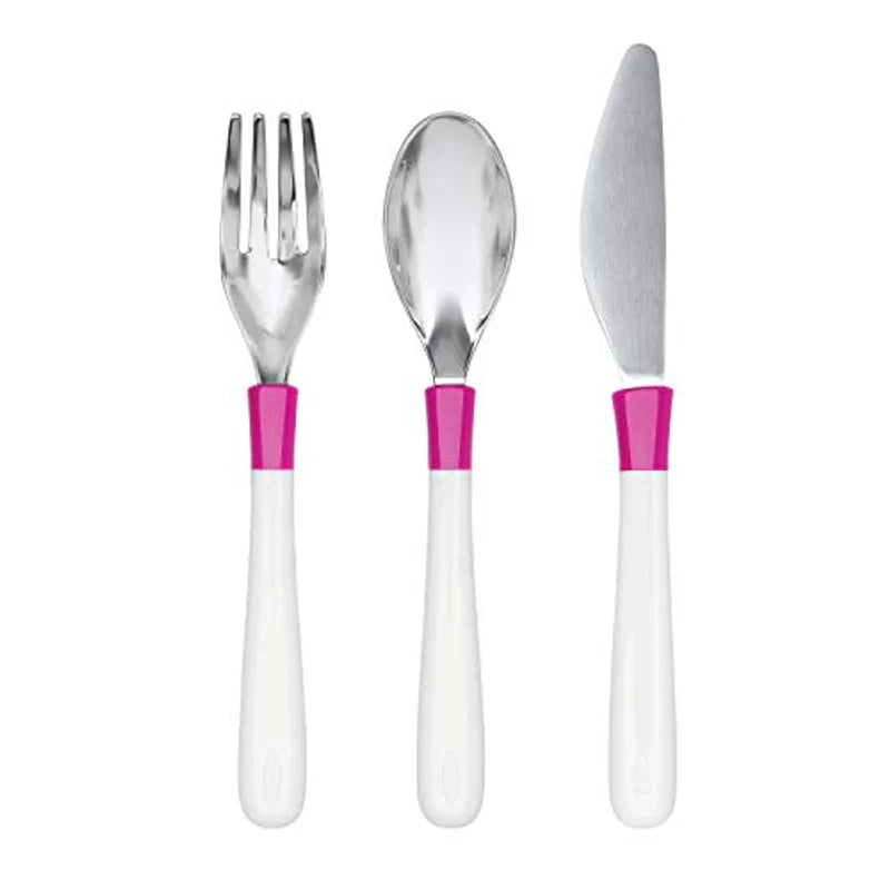 Oxo Tot Cutlery For Big Kids-Pink