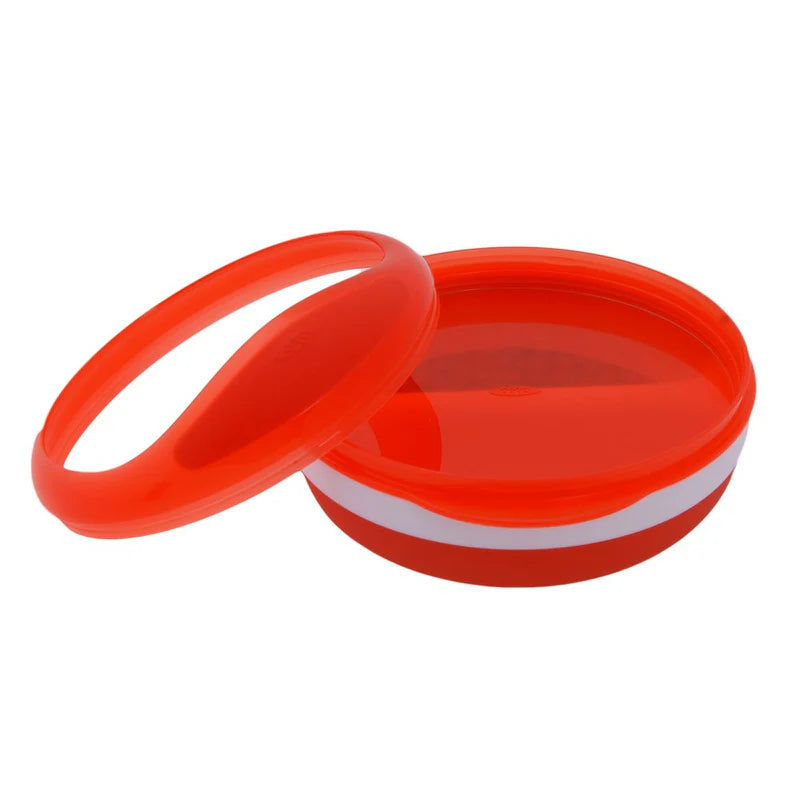 Oxo Tot Divided Feeding Dish-Orange