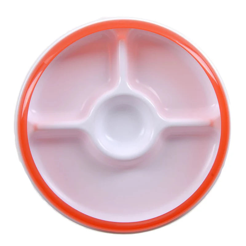 Oxo Tot Divided Plate-Orange