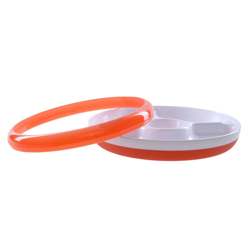 Oxo Tot Divided Plate-Orange