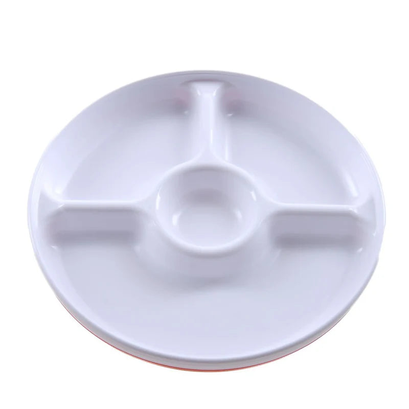 Oxo Tot Divided Plate-Orange
