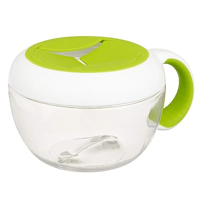 Oxo Tot Flippy Snack Cup With Travel Cover-Green