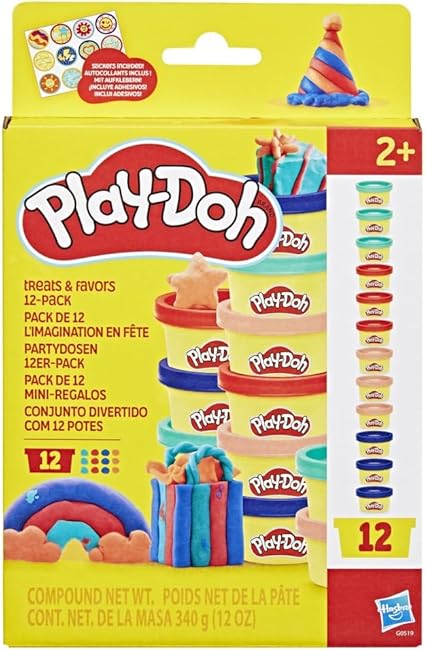 Play-Doh Treats And Favors 12 Pack