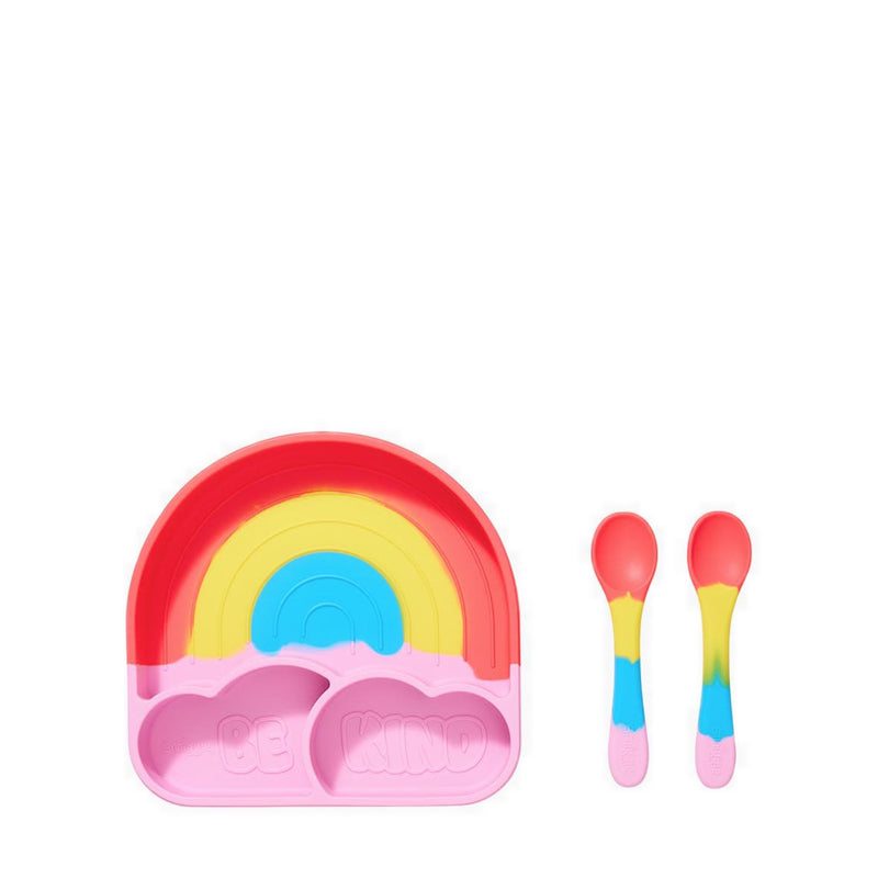 Smiggle Big Dreams Food Plate Set Silicone