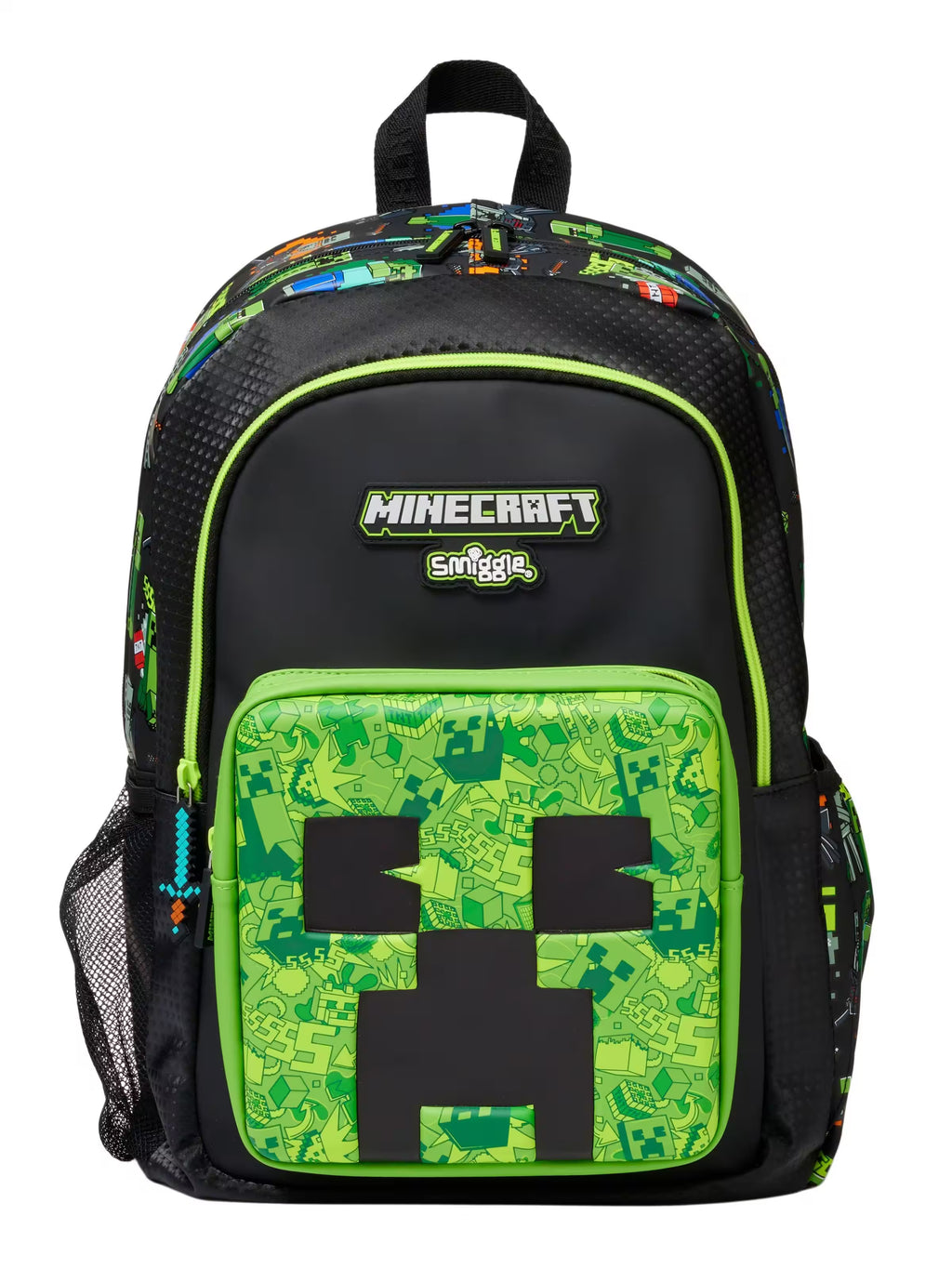 Smiggle Minecraft Bag Backpack Black