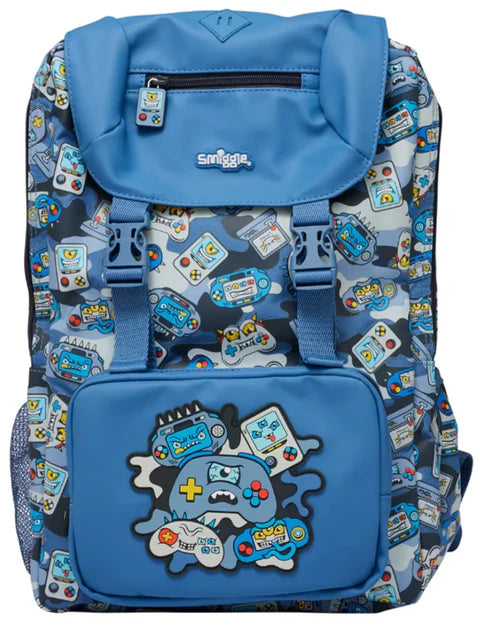 Smiggle Away Bag Backpack Foldover Blue