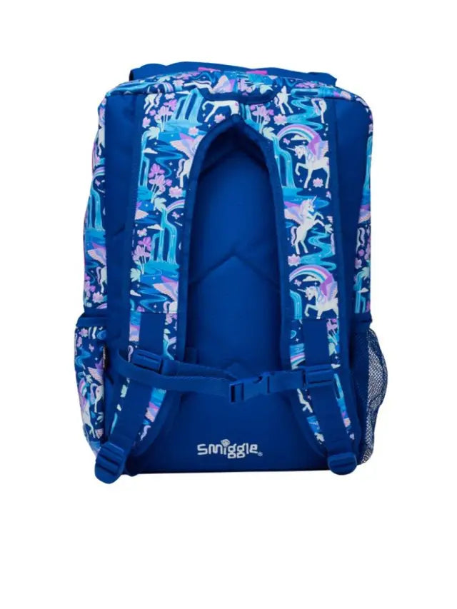 Smiggle Away Bag Backpack Foldover Navy