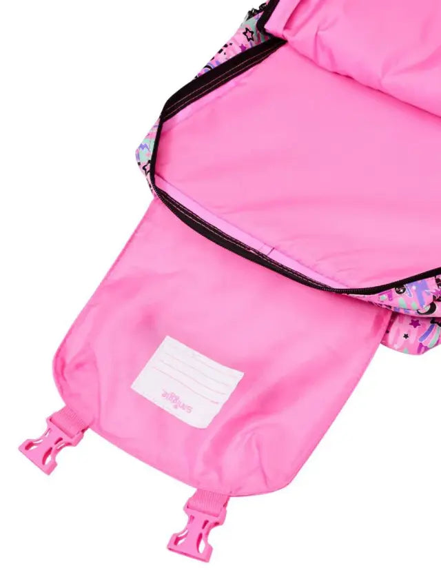 Smiggle Away Bag Backpack Foldover Pink