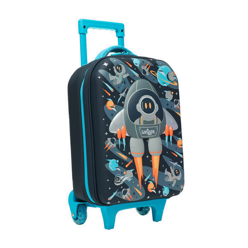 Smiggle Blast Bag Trolley Hardtop Junior Grey