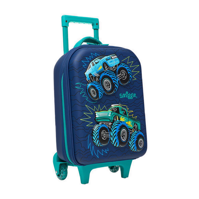 Smiggle Blast Bag Trolley Hardtop Junior Navy