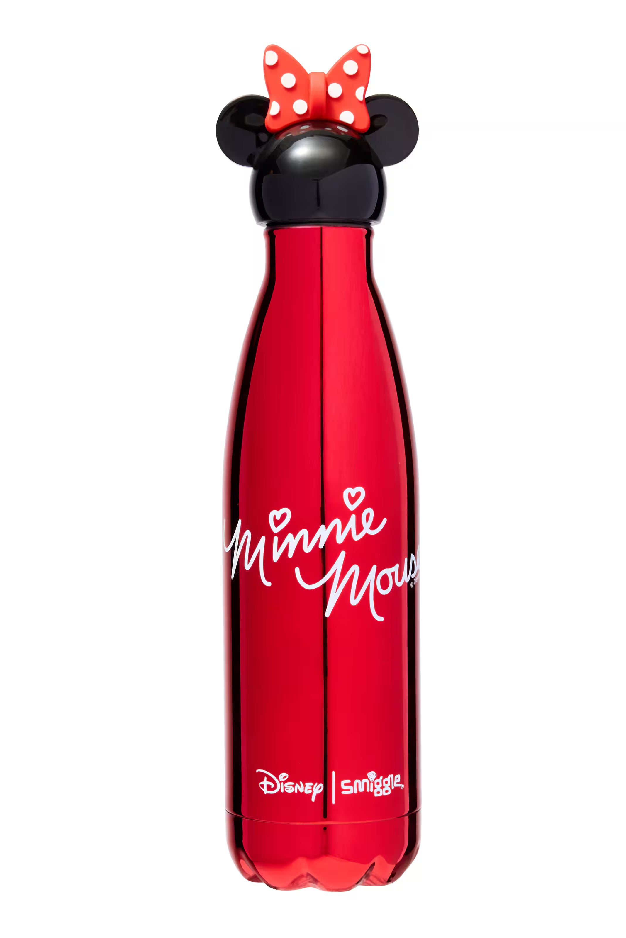 Smiggle Minnie Spots Bottle Steel Cap