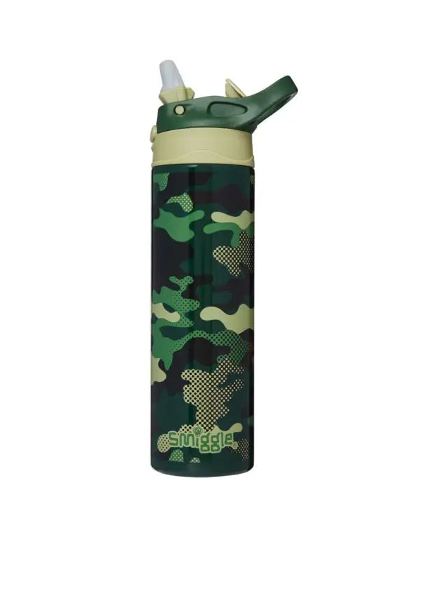 Smiggle Best Budz Bottle Steel Flip Green