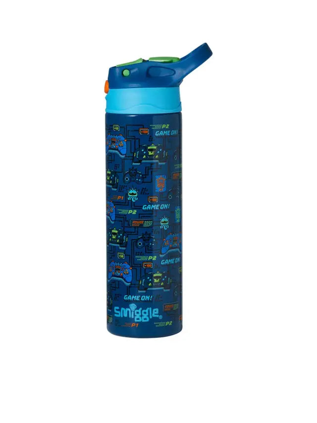 Smiggle Better Together Bottle Steel Flip Navy