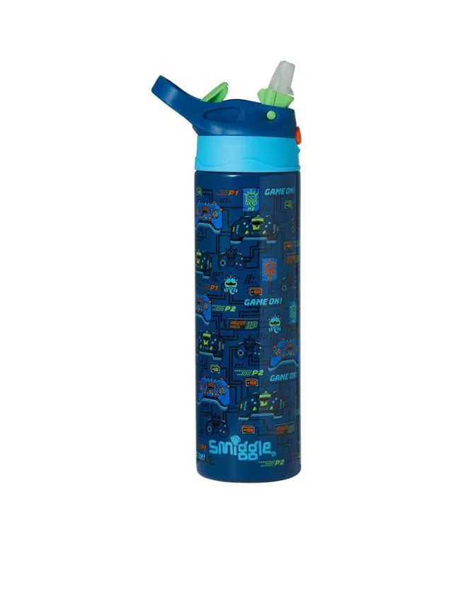 Smiggle Better Together Bottle Steel Flip Navy