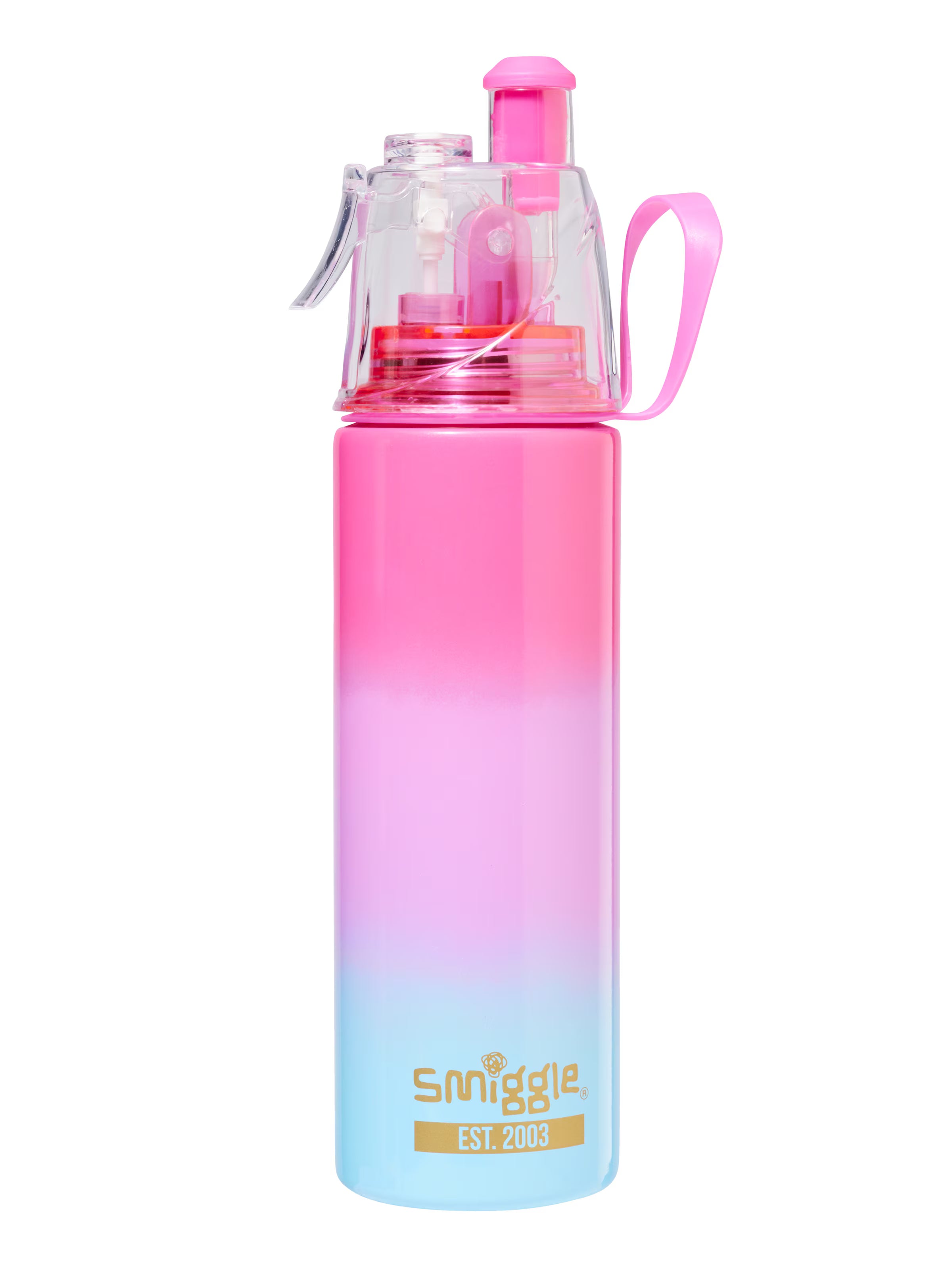 Smiggle 20Th Birthday Bottle Steel Spritz Pink