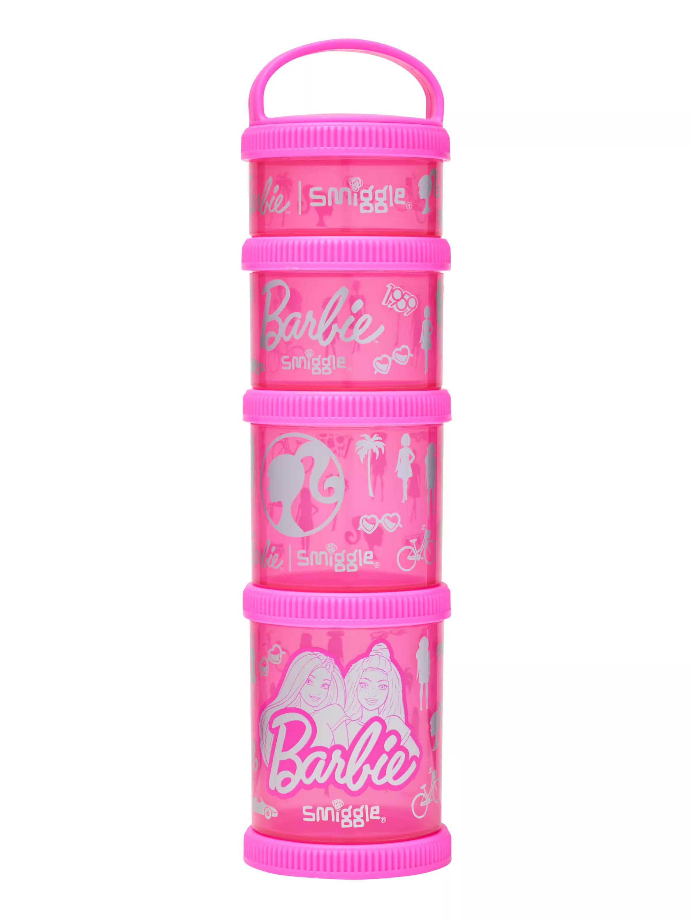 Smiggle Barbie Container Snack Stack