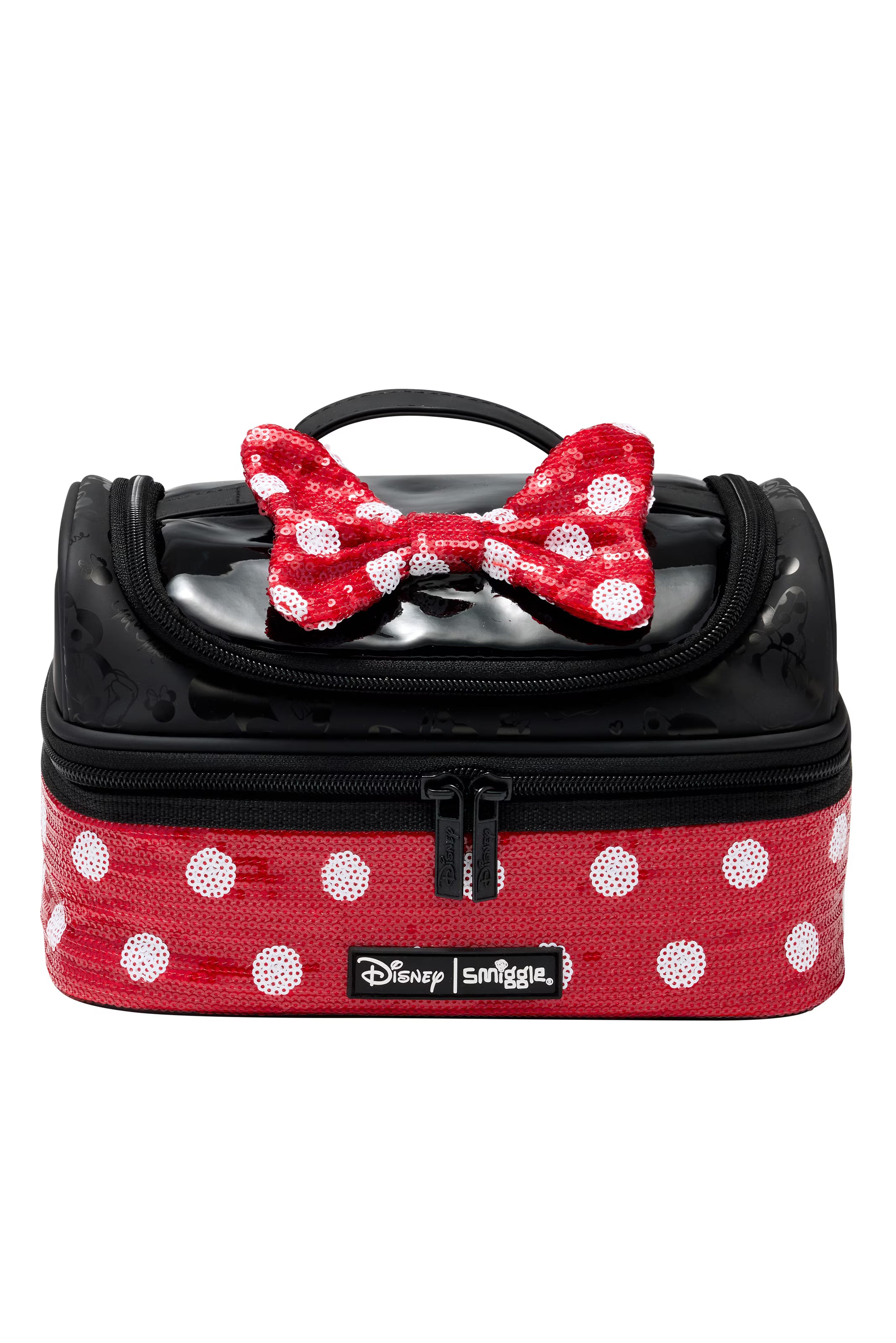 Smiggle Minnie Spots Lunch Box Double Decker