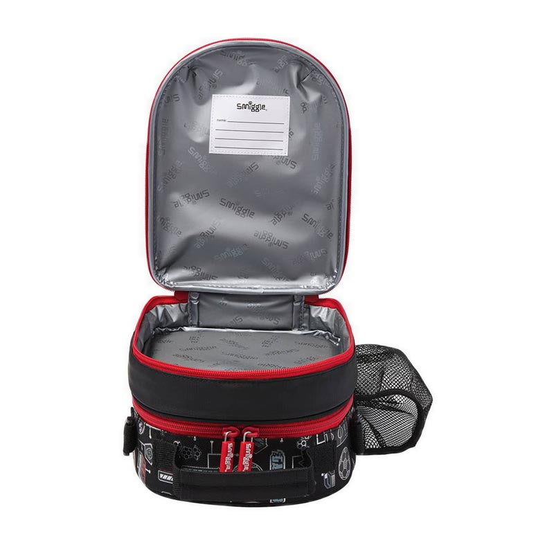Smiggle Away Lunch Box Hardtop Curve Black