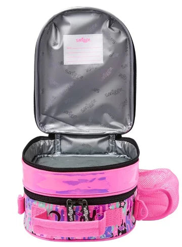 Smiggle Away Lunch Box Hardtop Curve Pink