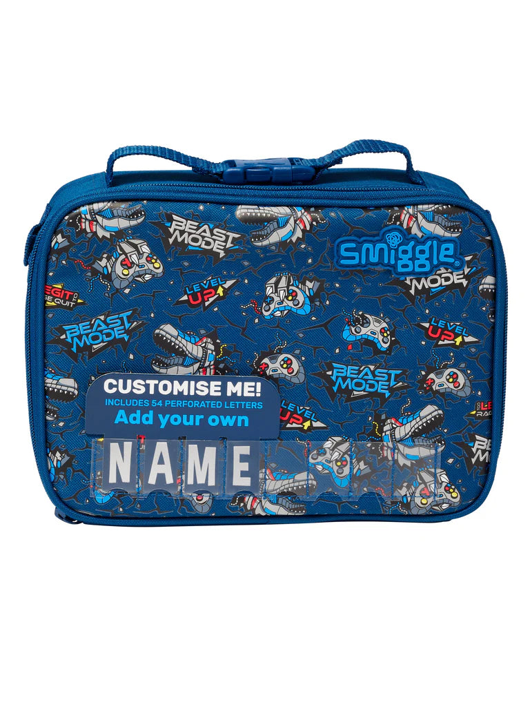 Smiggle Fly Hi Lunch Box Square Attach Id Navy