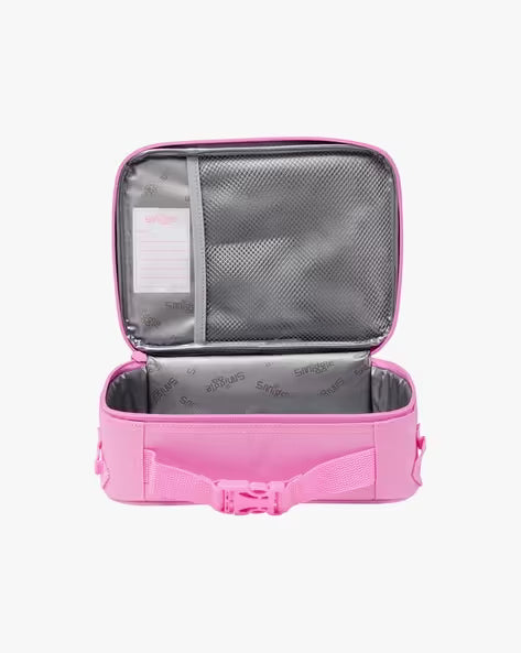 Smiggle Fly Hi Lunch Box Square Attach Id Pink