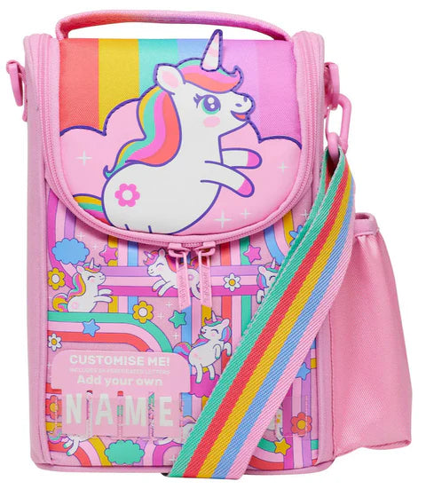 Smiggle Blast Lunch Box Strap Junior Id Pink