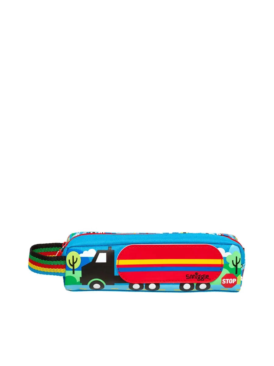 Smiggle Round About Pencil Case Character Teeny Mid Blue