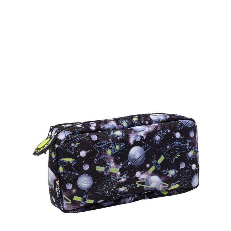Smiggle Fly Hi Pencil Case Pocket Character Black