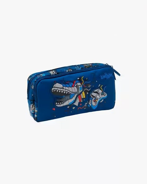 Smiggle Fly Hi Pencil Case Pocket Character Navy