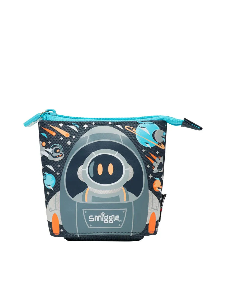 Smiggle Blast Pencil Case Slide Stand Grey