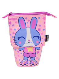Smiggle Movin Pencil Case Slide Stand Pink